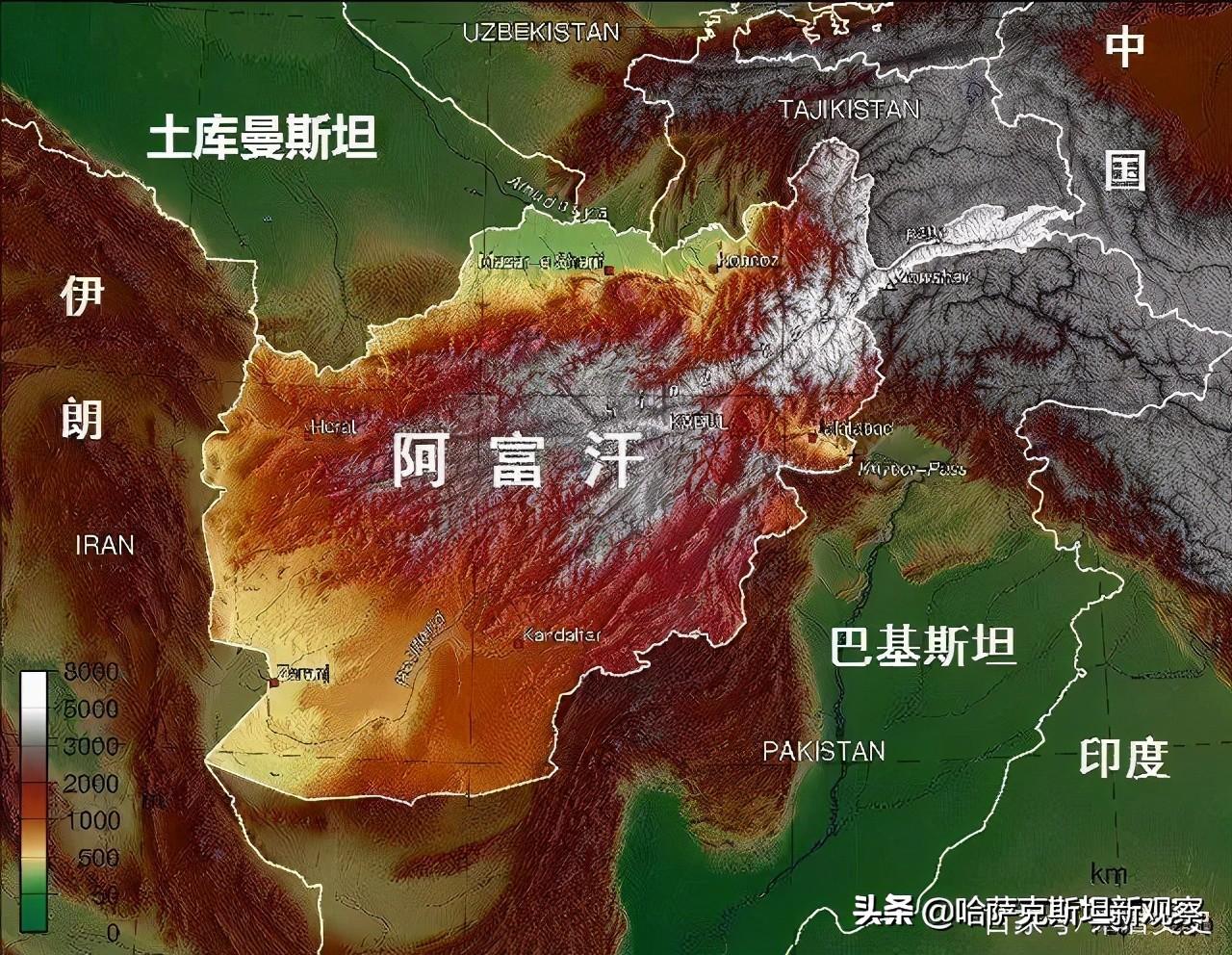 阿富汗属于哪个地理区域（阿富汗在哪个州）